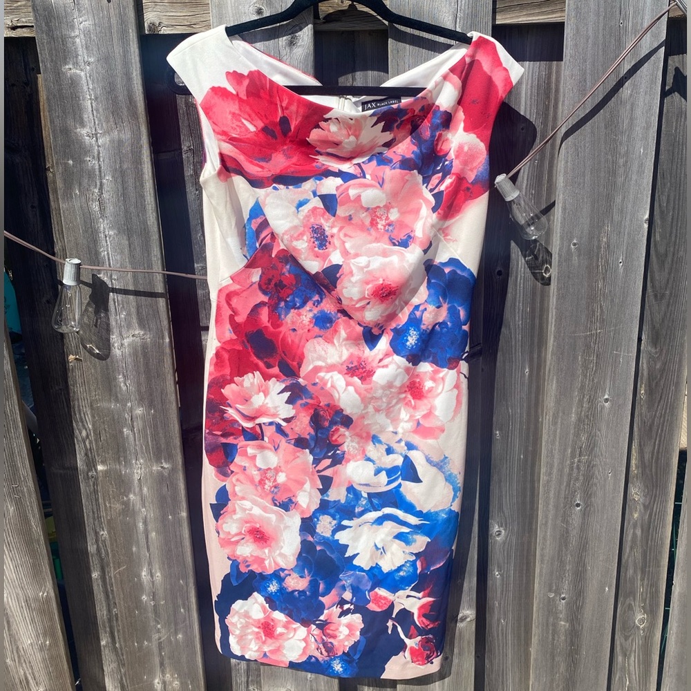 Bright floral dress